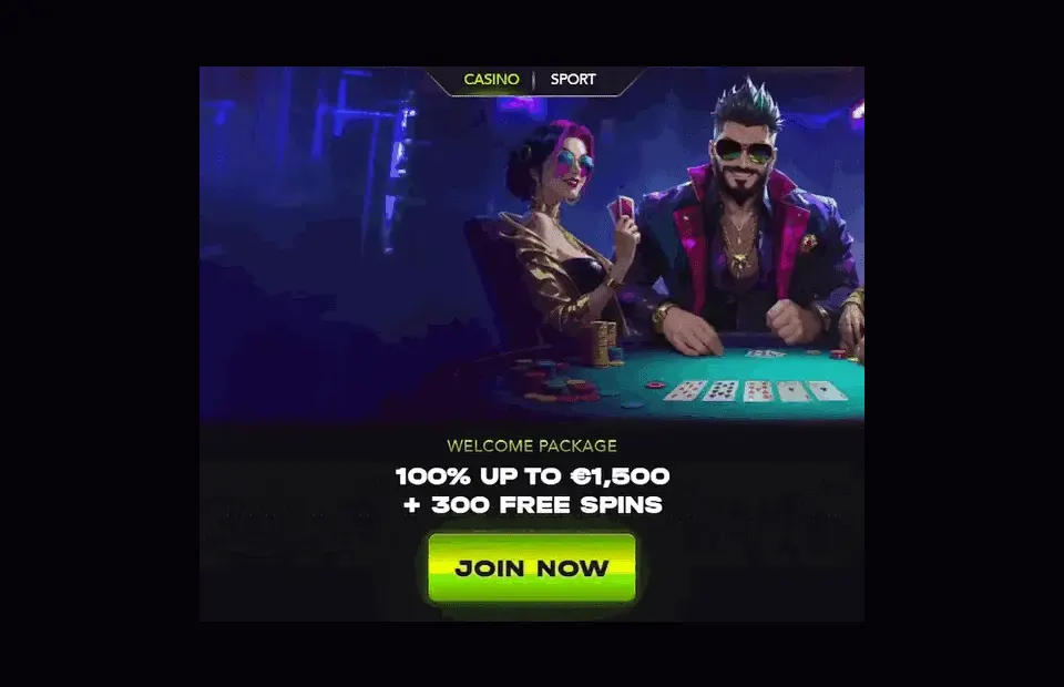 Mad Casino live casino welcome interface preview for the Mad Casino review
