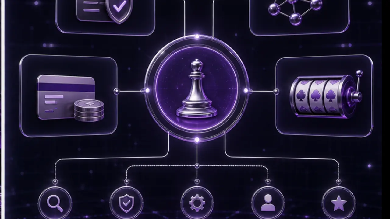 Malta casino blog decision checklist in the purple and black MGA Casinos visual style
