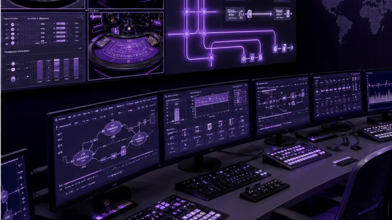 Malta live casinos decision checklist in the purple and black MGA Casinos visual style