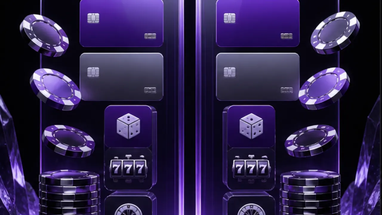 Malta casino comparison comparison dashboard in the purple and black MGA Casinos visual style