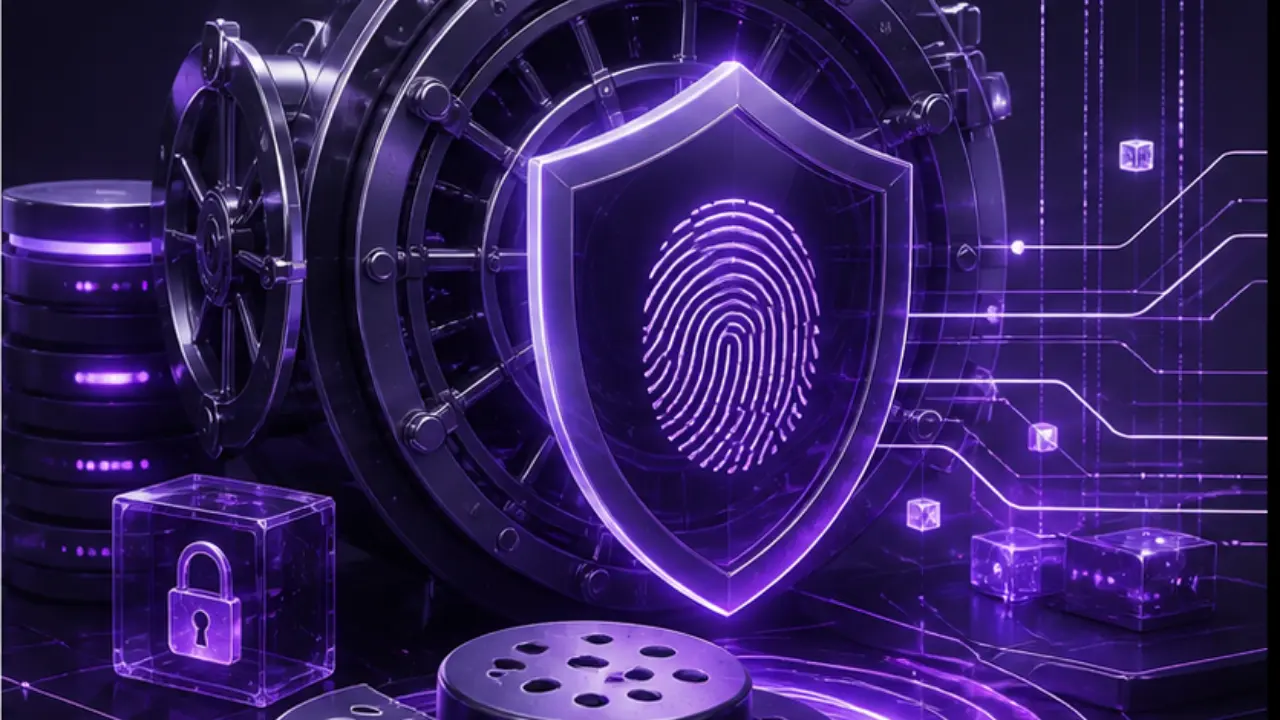 MGA Casinos privacy policy featured illustration in the purple and black MGA Casinos visual style