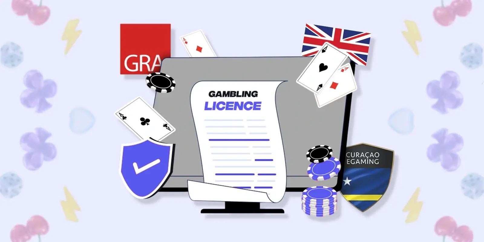 Clean wide editorial photograph of someone verifying an MGA casino license on a laptop at a tidy